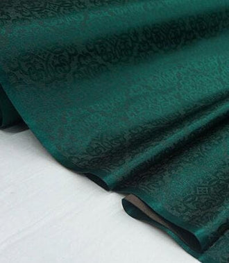 For 5yards-Dark green color brocade fabric, jacquard fabric,