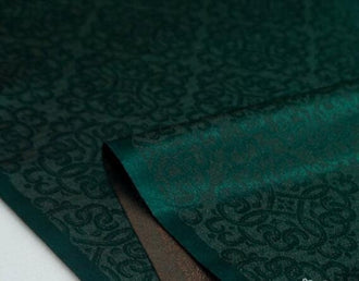 For 5yards-Dark green color brocade fabric, jacquard fabric,