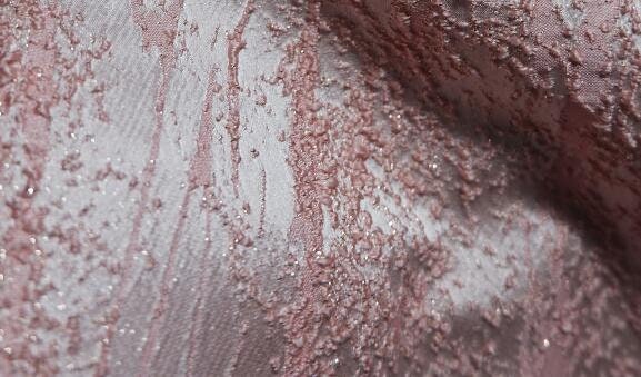 Light pink  color jacquard fabric, fashion jacquard fabric, by the yard