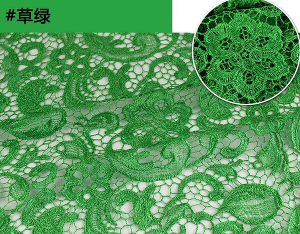 ON SALE, Lace fabric, red/wine red/green/blue/black color lace fabric, wedding lace fabric