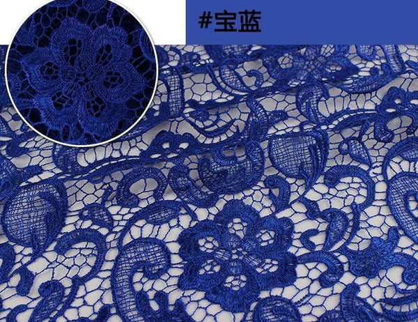 ON SALE, Lace fabric, red/wine red/green/blue/black color lace fabric, wedding lace fabric