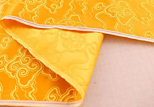 Gold yellow color brocade fabric, jacquard fabric, wide brocade fabric, by the yard-59inches wide