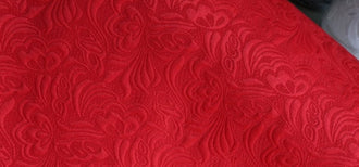 High quality jacquard fabric, Red color jacquard fabric, wedding jaquard fabric, by the yard