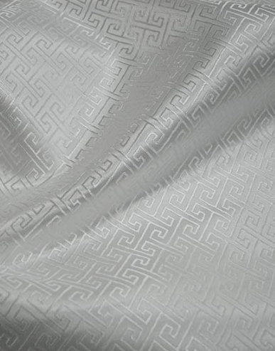 White color brocade fabric, fabric by the yard