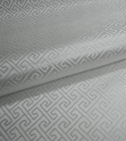 White color brocade fabric, fabric by the yard