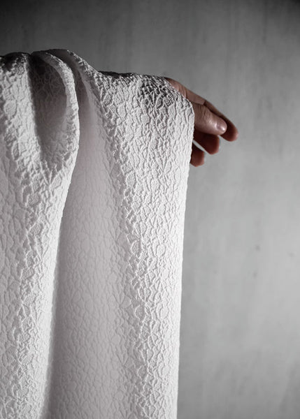 High quality jacquard fabric, off-white color jacquard, wedding dress fabric, for cosplay dress