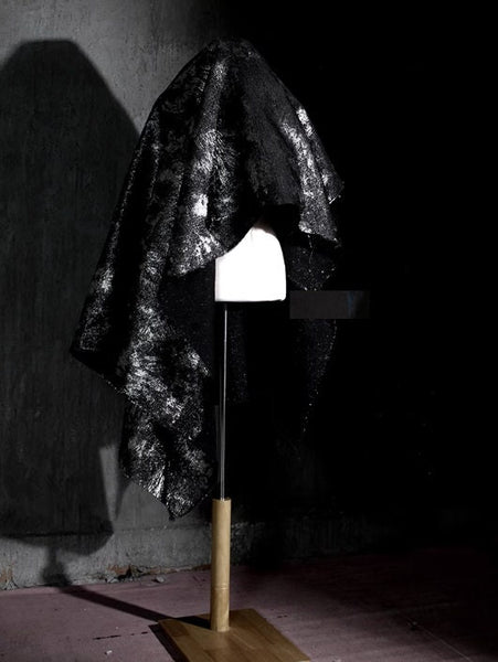 High quality jacquard fabric, black silver jacquard fabric, wedding dress fabric, for cosplay