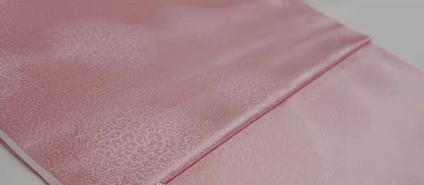 Light pink color brocade fabric,  wide jacquard fabric by the yard-59"wide