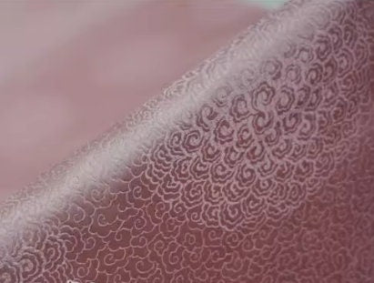 Light pink color brocade fabric,  wide jacquard fabric by the yard-59"wide