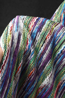 ON SALE, Tree bark style fabric blue purple color knitting texture fabric coat fabric bag jacket designer fabric fabric by the yard