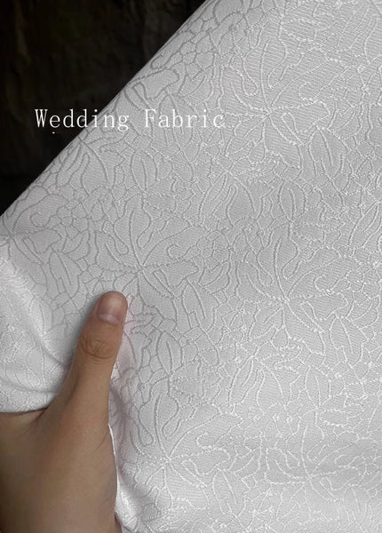ON SALE, Spring jacquard fabric , fashion wedding dress jacquard fabric, fabric by the yard