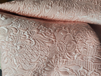Light pink color jacquard, 3D pattern jacquard, fashion fabric, Autumn brocade fabric, coat fabric