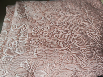 Light pink color jacquard, 3D pattern jacquard, fashion fabric, Autumn brocade fabric, coat fabric