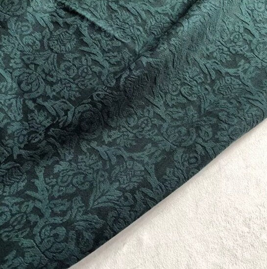 5 Color Red/dark green/black/navy blue/dark red color Double sided jacquard fabric, soft jacquard fabric, jacket fabric, by the yard