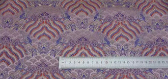 Light purple color brocade fabric, jacquard fabric, qipao fabric, Tang suit fabric,