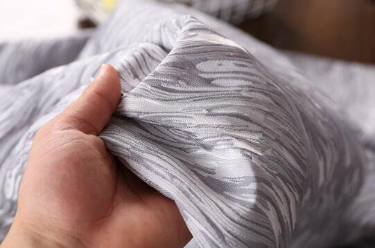 High quality silver grey color jacquard fabric, feather style jacquard, flowing water style cosplay dress fabric,  fabric by the yard