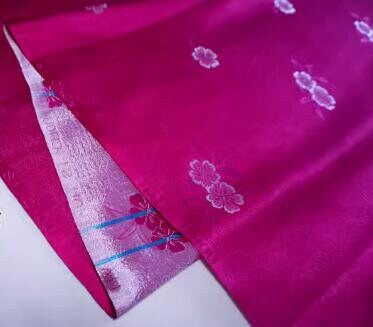 Rose pink peach blossom woven brocade fabric, silk satin fabric, cheongsam, Hanfu, Tang suit brocade fabric, jacquard fabric, by the yard