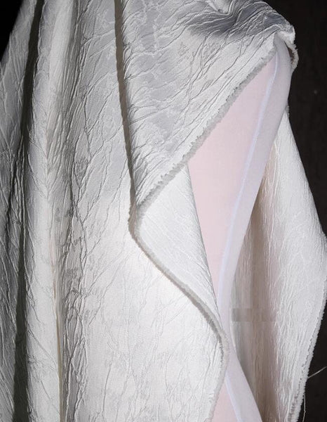 High quality off-white color jacquard fabric, branch and flower style jacquard fabric, wedding jacquard fabric, fabric by the yard