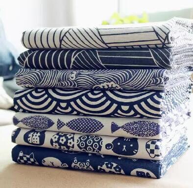 ON SALE, 8 Style Cotton Linen Fabric, Printed Cotton Linen Fabric,  Tablecloth Fabric, Curtains Fabric,DIY Fabric,  By the yard