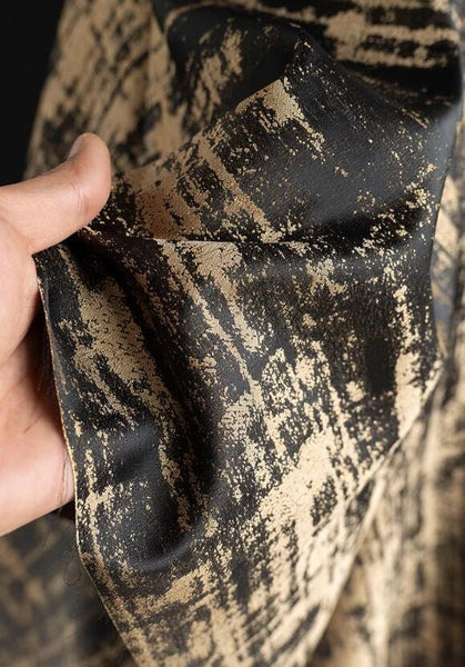 High quality jacquard fabric, black  brown color jacquard, wedding dress fabric, for cosplay
