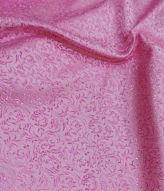 Light pink color brocade fabric with wheat spike pattern , jacquard fabric, Cosplay fabric, by the yard