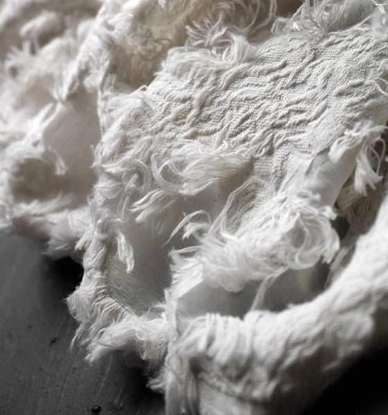 ON SALE, Cream white color jacquard fabric,  high quality feather jacquard fabric, tassels fabric, creative dress fabric, fabric by the yard