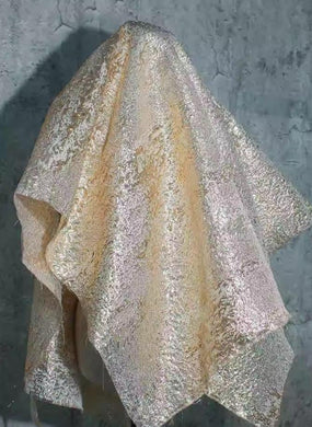 Light gold/peacock blue/black red color jacquard fabric,  Relief texture style jacquard fabric, wedding dress fabric,  cosplay dress fabric