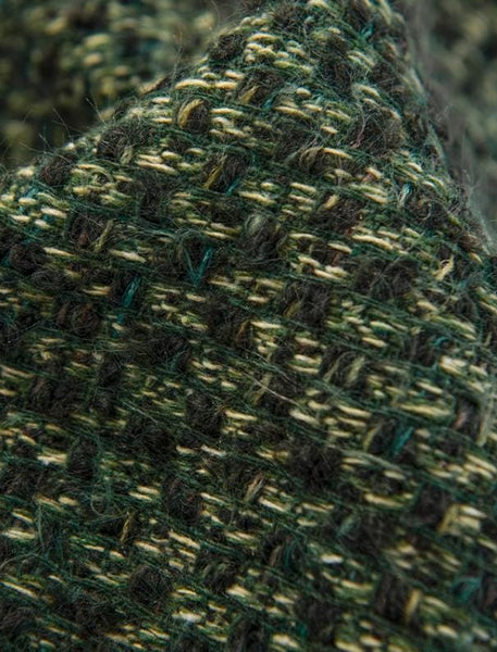 Dark green/brown black color tweed fabric, tweed fabric, suit dress fabric, Autumn dress fabric, by the yard