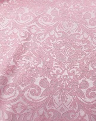 Light pink color jacquard fabric, glossy relief jacquard fabric, polyester cotton fabric, Cosplay dress fabric, fabric by the yard
