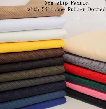 ON SALE, 10 Color Non slip Fabric with Silicone Rubber Dotted , Anti Slip Fabric, Grip fabric, Non Skid Fabric, Fabric By The Half Yard