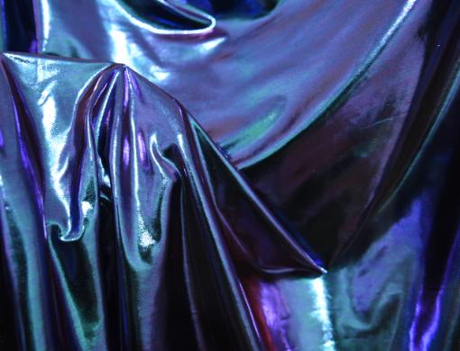 Gradient fabric, stretch  fabric, dazzling purple blue iridescent elastic fabric, Cosplay dress fabric, stage costume designer fabric