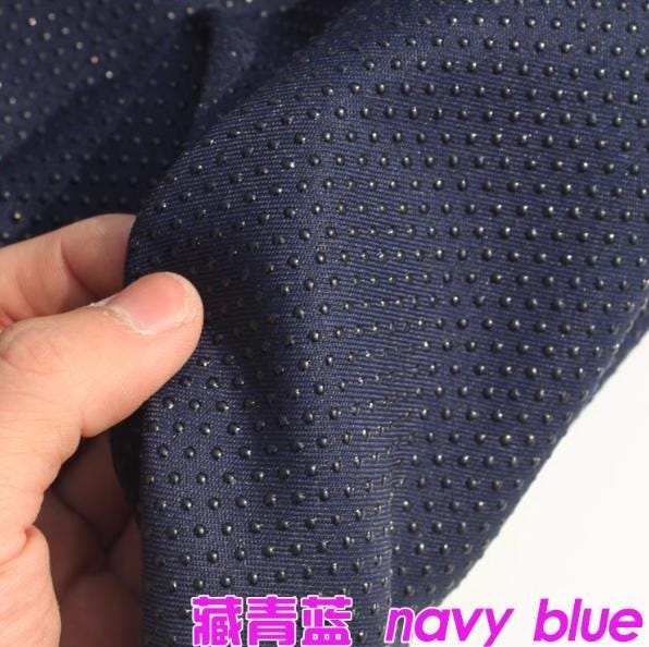 ON SALE, 10 Color Non slip Fabric with Silicone Rubber Dotted , Anti Slip Fabric, Grip fabric, Non Skid Fabric, Fabric By The Half Yard