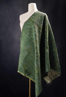 ON SALE, Army Green Jacquard Fabric Texture Water Pattern, Wedding Jacket Dress Fabric Fabric By The Yard