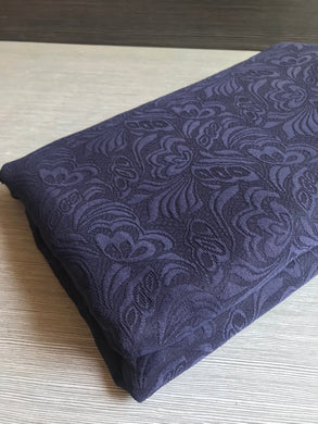 High quality jacquard fabric, navy blue color jacquard fabric, wedding dress fabric, for jacket dress, by the yard