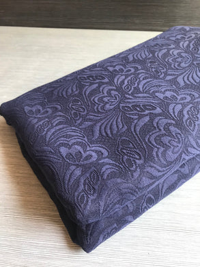 High quality jacquard fabric, navy blue color jacquard fabric, wedding dress fabric, for jacket dress, by the yard