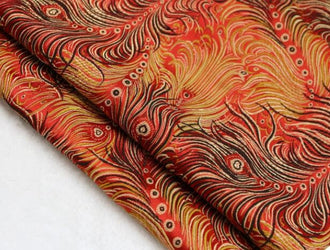 SALE, 3 Color Brocade fabric with peacock feather pattern, cosplay dress fabric, wedding brocade fabric, by the yard