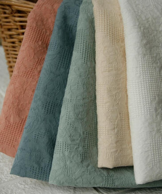 5 Color Cotton fabric, embroidered style cotton fabric, cosplay dress fabric, by the yard