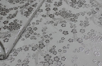 6Color Red/off-white/pink/light blue/light yellow/rose red brocade fabric, plum blossom jacquard fabric, by the yard