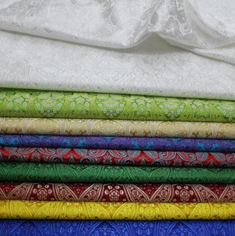 9 Color brocade fabric, jacquard fabric, cosplay dress fabric, by the yard