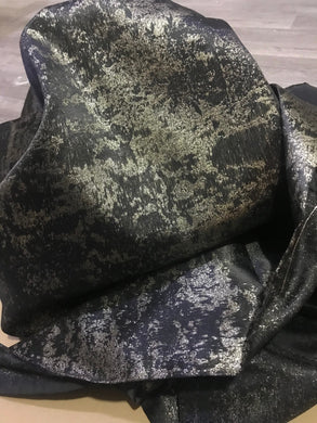 Spring jacquard fabric, black gold color jacquard fabric, windbreaker jacquard fabric, jacket fabric, by the yard