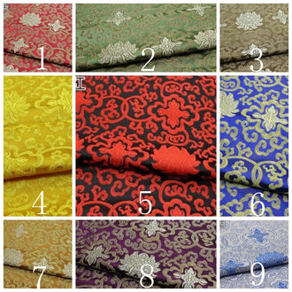 9 Color brocade fabric, wide fabric, jacquard fabric,  by the yard-59" wide