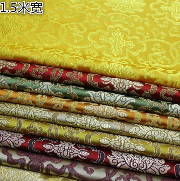 9 Color brocade fabric, wide fabric, jacquard fabric,  by the yard-59" wide