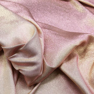 Colorful gradient flash jacquard fabric, pink gold color jacquard, stage decor fabric, designer fabric, fashion jacquard fabric