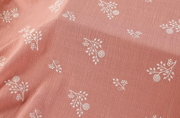 30%OFF, Spring and summer fabric, embroidered bamboo cotton fabric ,embroidered dress fabric girl dress fabric, fabric by the yard