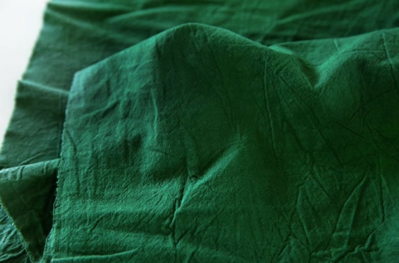 SALE, Pure Color Fabric, Green Color Cotton Fabric, Fabric by the yard
