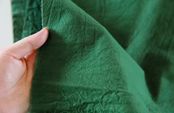 SALE, Pure Color Fabric, Green Color Cotton Fabric, Fabric by the yard