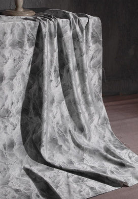 30%Off-Grey white color jacquard fabric, wedding jacket fabric, cosplay cloak fabric by the yard