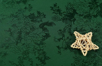 SALE, Dark green color brocade fabric, soft fabric, jacquard fabric, comfortable and smooth jacquard fabric
