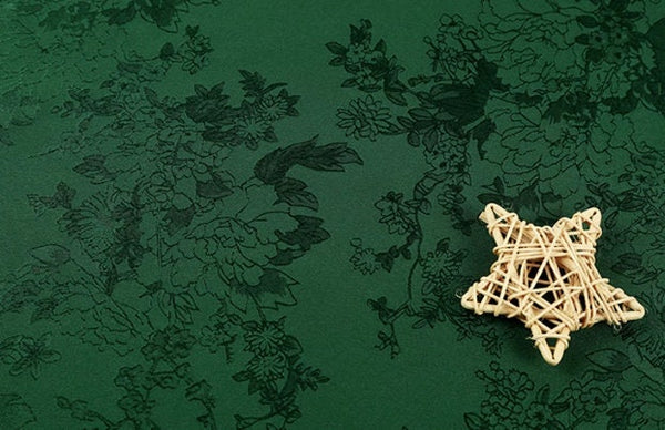 SALE, Dark green color brocade fabric, soft fabric, jacquard fabric, comfortable and smooth jacquard fabric