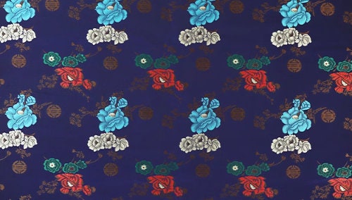 Chinese Traditional Auspicious Patterns Fabric, 4 Style Brocade Fabric, Jacquard Fabric, Lucky Pattern Fabric, Vest Fabric